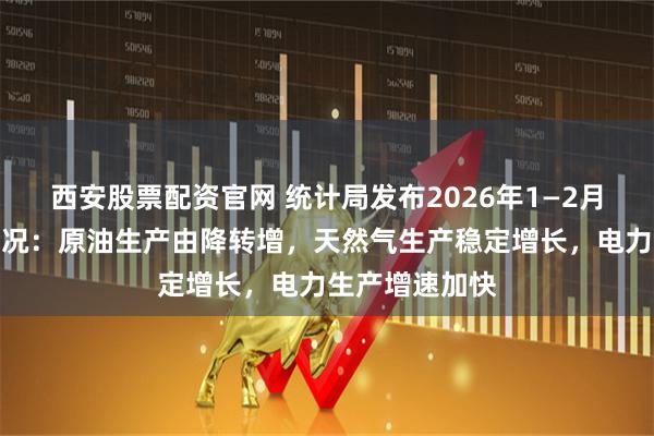西安股票配资官网 统计局发布2026年1—2月份能源生产情况：原油生产由降转增，天然气生产稳定增长，电力生产增速加快