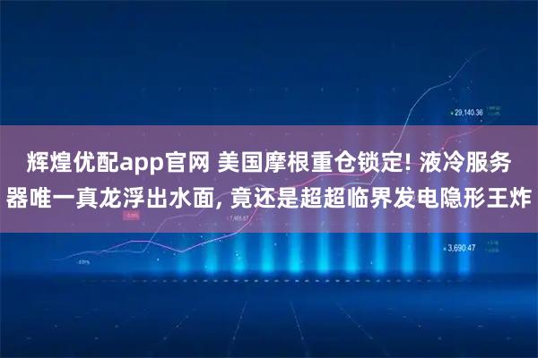 辉煌优配app官网 美国摩根重仓锁定! 液冷服务器唯一真龙浮出水面, 竟还是超超临界发电隐形王炸